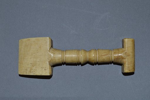 Bone Seam Rubber, 19th Century