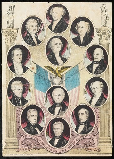 The Presidents of the United States by Kelloggs & Comstock