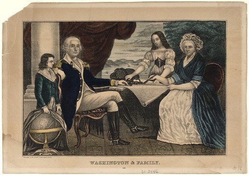 Washington & Family by Kellogg & Bulkeley after Edward Savage