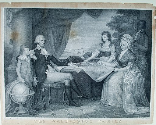 The Washington Family by Alfred M. Hoffy after Edward Savage