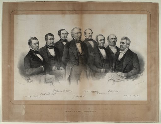 President Taylor and His Cabinet