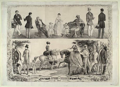 Fashions by S.A. & A.F. Ward Spring and Summer... Philadelphia 1852