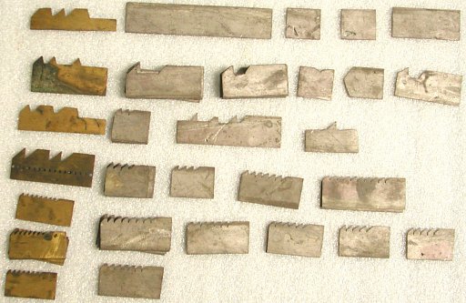 Morse telegraph slugs