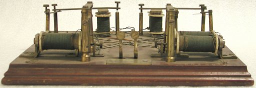 Clark telegraph repeater patent model