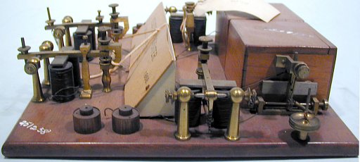 Bunnell telegraph repeater patent model
