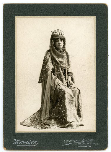 photograph, studio of Minnie Fiske in "Mary of Magdala"