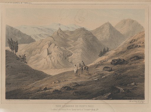 View of Sangre De Cristo Pass: Looking Northeast from Camp North of Summit, August 11