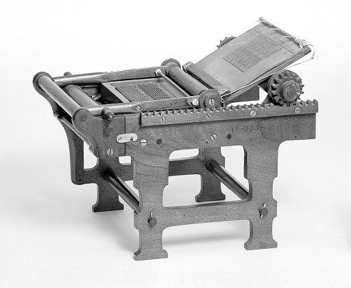 Patent for a Hand Cylinder Printing Press