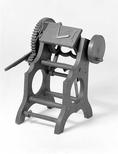Patent Model for Platen Printing Press