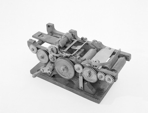 Patent Model of a Machine for Cutting Paper Collars