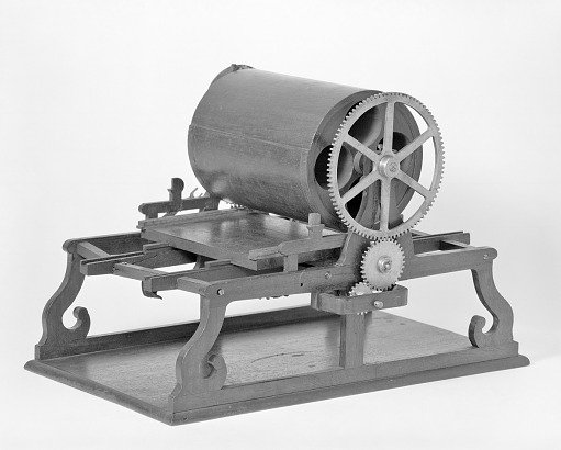 Patent Model for a Flatbed Cylinder Press