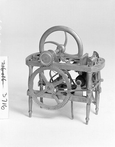 Patent Model of a Platen Press