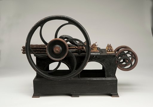 Patent model machine for making cold wrought type
