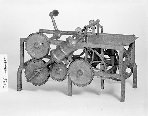 Patent Model of a Sheet-Feed Apparatus for Printing Machines