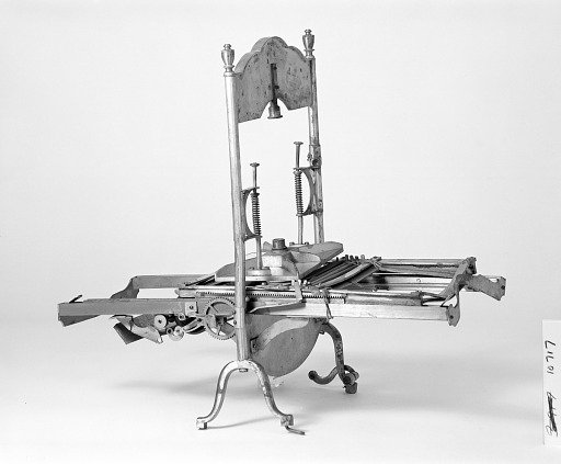 Patent Model for a Hand Lever Printing Press