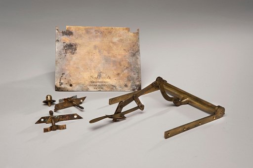 Patent model for machine for making book covers