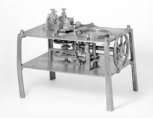 Patent Model for a Type Rubbing Machine