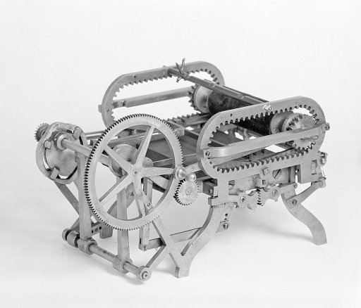 Patent Model for a Flatbed Cylinder Press