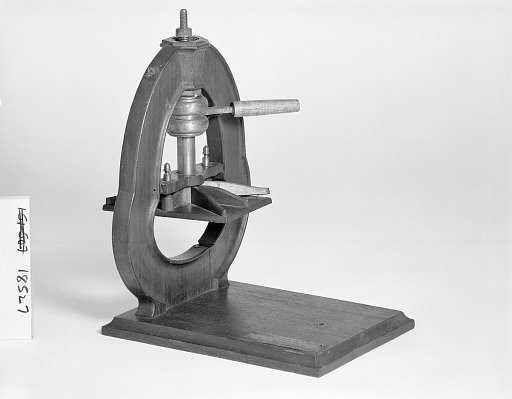 Patent Model for a Hand Press