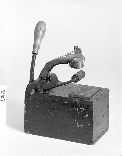 Patent Model of a Hand Stamp