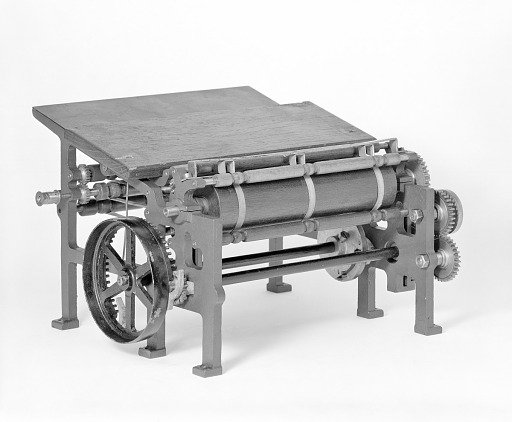Patent Model for a Rotary Press Printing Both Sides of a Sheet