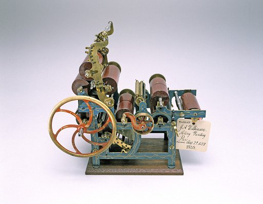 Patent Model of a Rotary Web Press