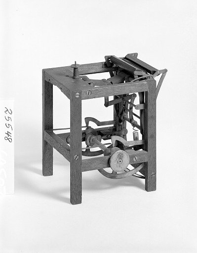 Patent Model for a Machine for Shaping and Finishing the Backs of Books
