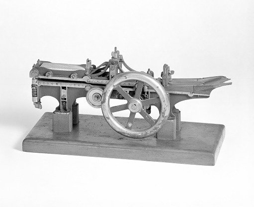 Patent Model of a Type-Scouring Machine