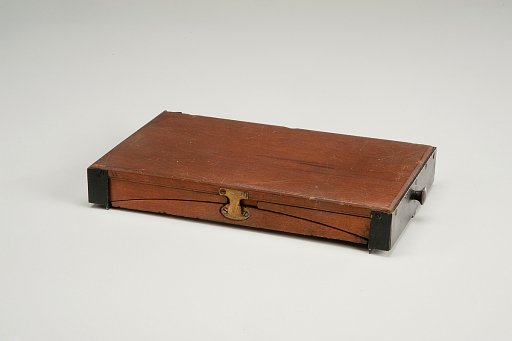 Patent model for bed for lithographic press