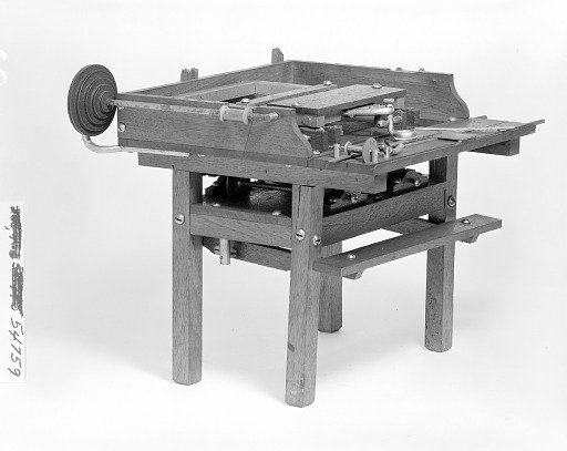 Patent Model of a Pantographic Engraving Machine