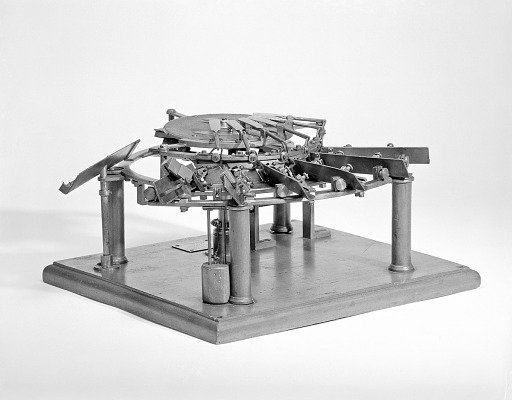 Patent Model of a Typesetting Machine