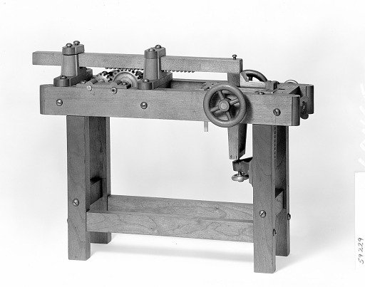 Patent Model of a Machine for Cutting the Front of Books