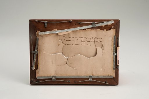 Patent model for picture frames, assigned patent number 059836.