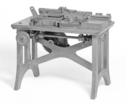 Patent Model of a Type-dressing Machine