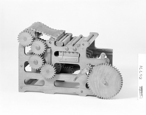 Patent Model of a Lithographic Printing Press
