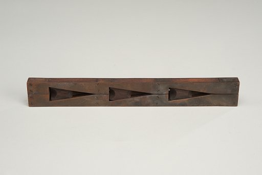 Patent model for printers' sidesticks and quoins