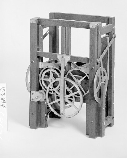 Patent Model of a Sheet Perfecting Flatbed Cylinder Press