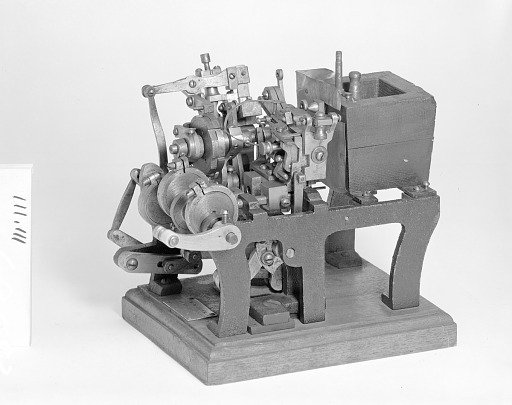 Patent Model of a Typecasting Machine