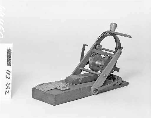 Patent Model of a Numbering and Paging Machine