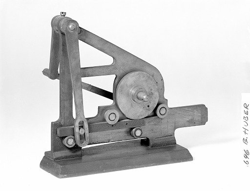 Patent Model of a Flatbed Cylinder Press