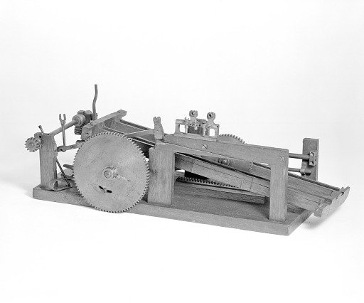 Patent Model of a Flatbed Cylinder Press, Typographic or Lithographic