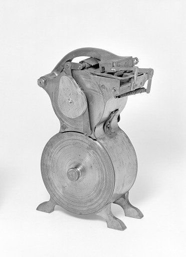 Patent Model of a Railway Ticket Printing and Registering Machine