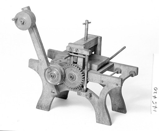 Patent model of a Lithographic Printing Press