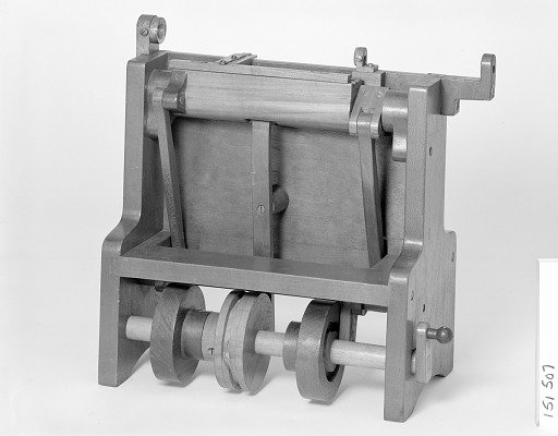 Patent Model of a Book-sewing Machine