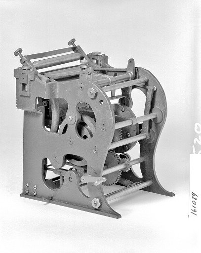 Patent Model of a Machine for Rounding and Backing Books