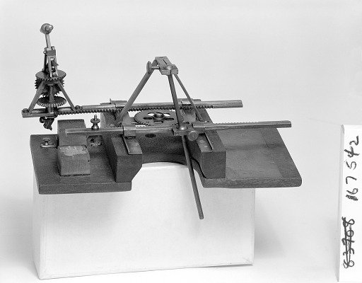 Patent Model of a Pantographic Engraving Machine with Rotating Engraver