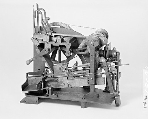 Patent Model of a Typesetting Machine