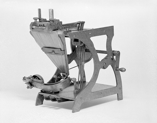 Patent Model of aTypesetting Machine