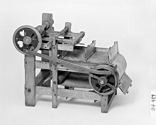 Patent Model of a Book-stitching Machine