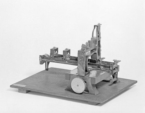 Patent Model of a Book-stitching Machine